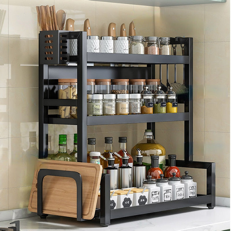 Multi-Layer Spice Rack | Spice & Seasonsing Storage | Simply Modern