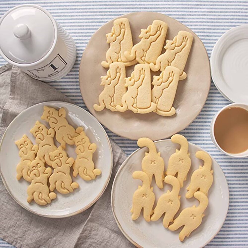 Pawfectly Cute Cat Cookie Cutter Set | Simply Modern