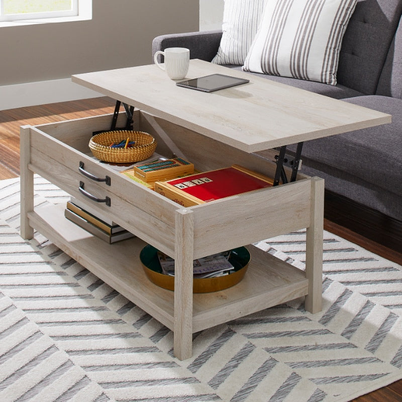 Lift-Top Farmhouse Coffee Table | Simply Modern