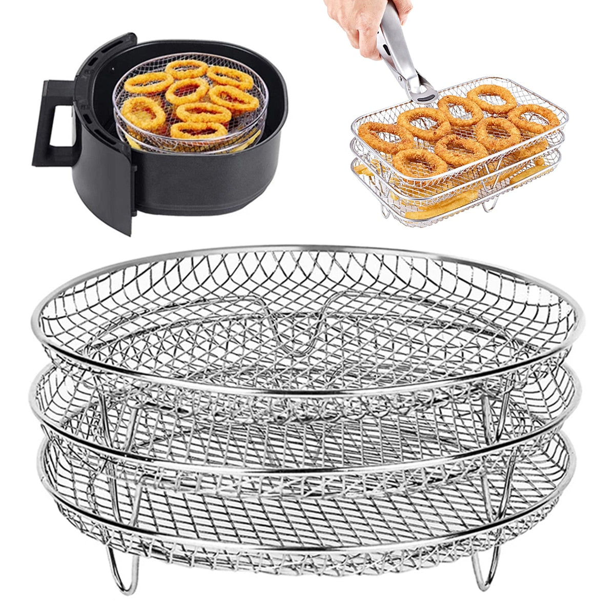 StackMaster Air Fryer Rack | Simply Modern