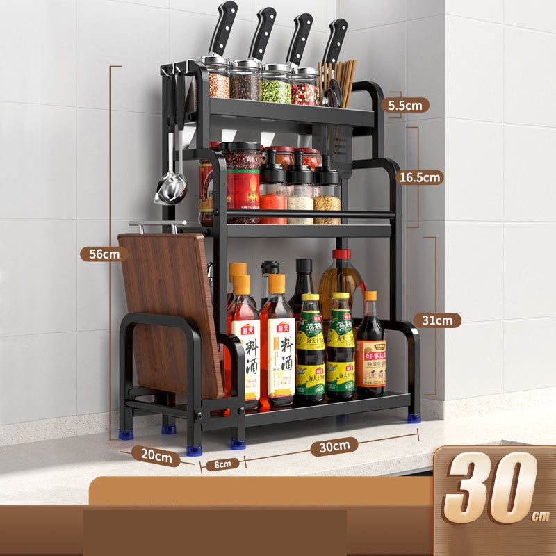 30cm wide spice discount rack