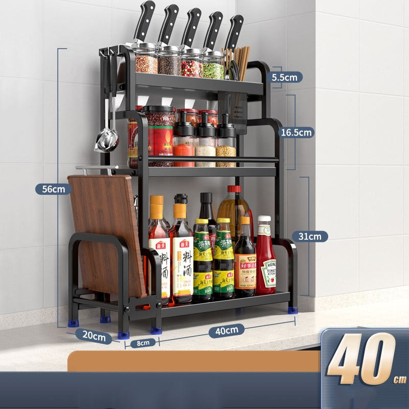 Multi-Layer Spice Rack | Spice & Seasonsing Storage | Simply Modern