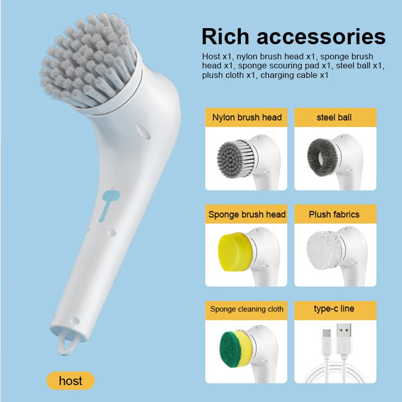 CleanMaxx | Multifunctional Professional Electric Cleaning Brush | Simply Modern