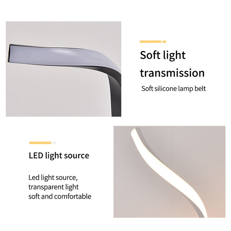 The Smart & Stylish S-Shaped Table Lamp | Simply Modern