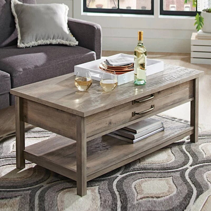 Lift-Top Farmhouse Coffee Table | Simply Modern