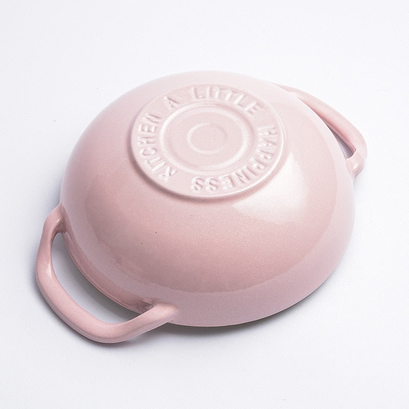 A Little Happiness | Enameled Cast Iron Pot | Simply Modern