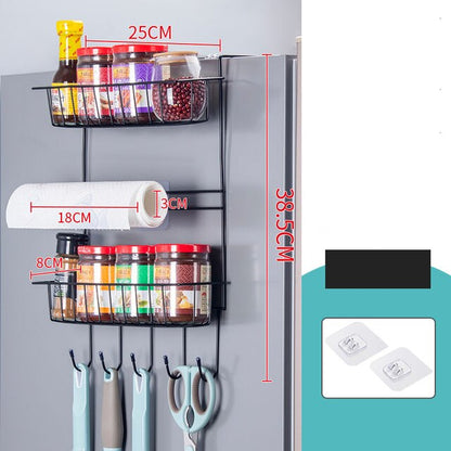 Multi-Layer Storage Rack & Organizer | Refrigerator Mounted | Simply Modern