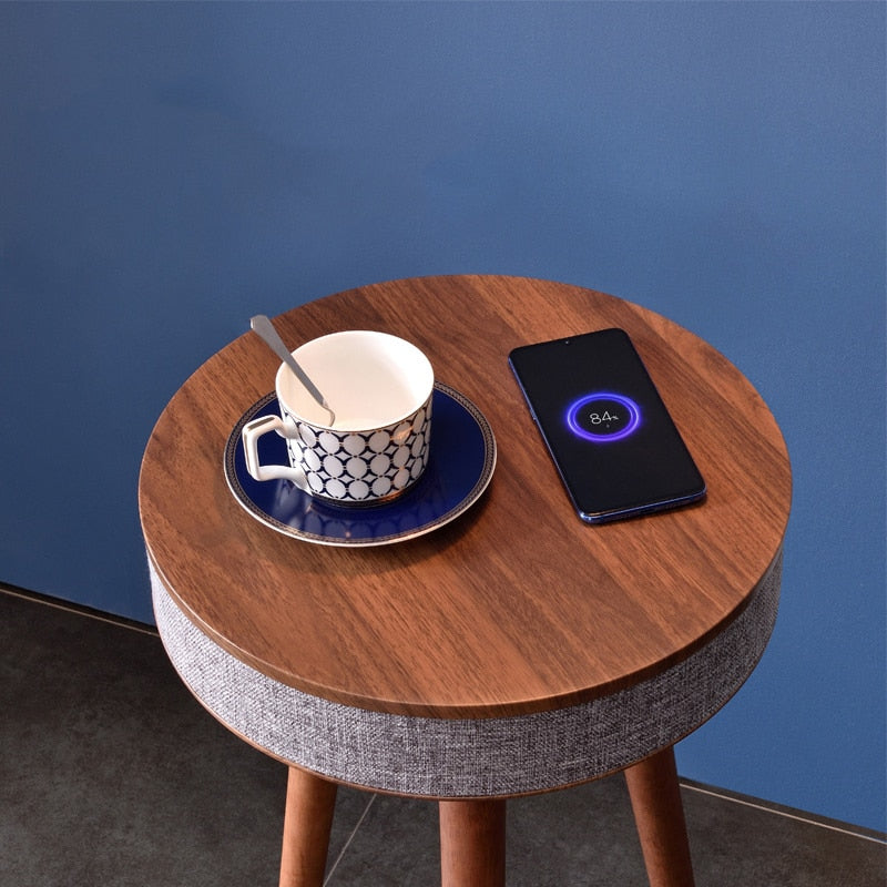 The Entertainer | Smart Coffee Table with HIFI Bluetooth Speaker and Wireless Charging | Simply Modern