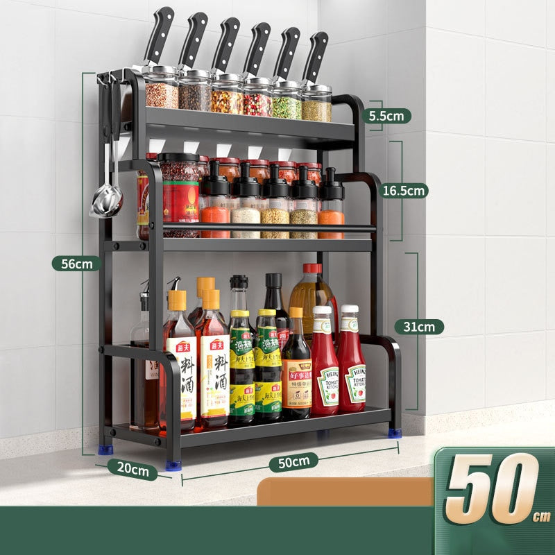 Multi-Layer Spice Rack | Spice & Seasonsing Storage | Simply Modern