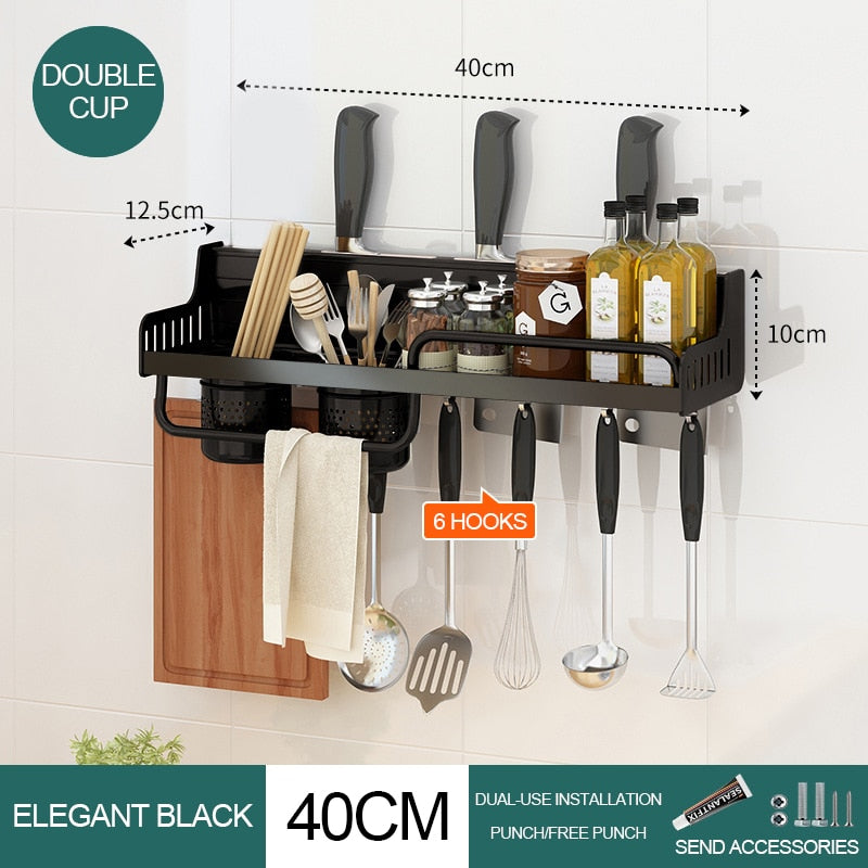 TidyNest | The Multifunctional Wall-mounted Kitchen Organizer | Simply Modern