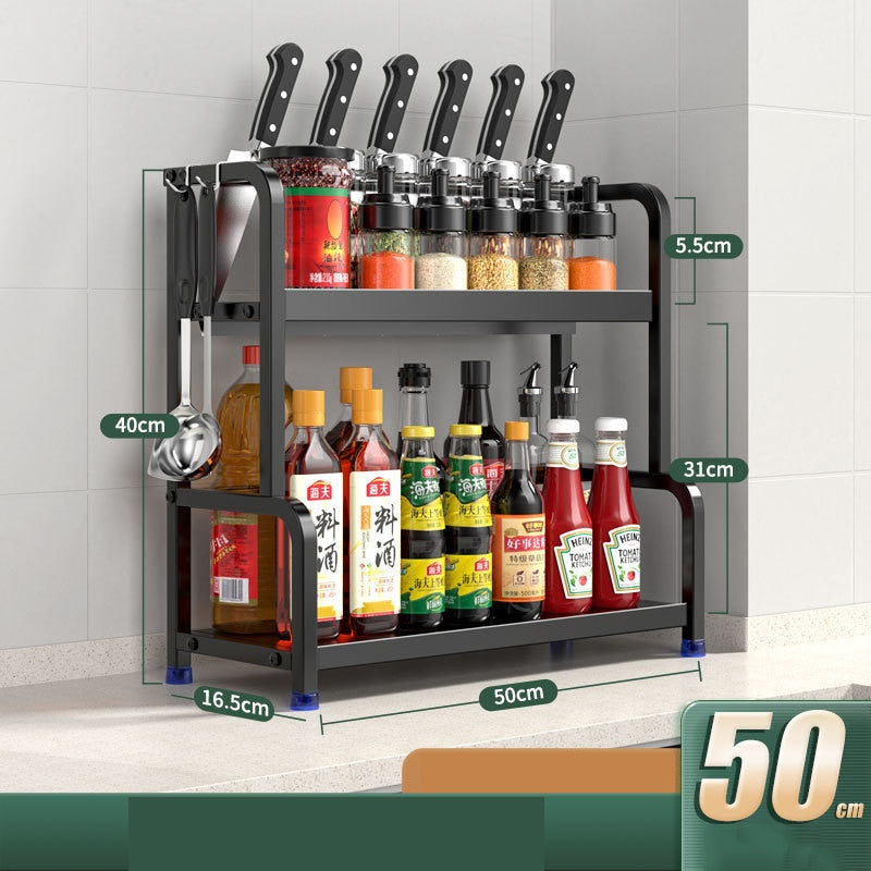 Multi-Layer Spice Rack | Spice & Seasonsing Storage | Simply Modern