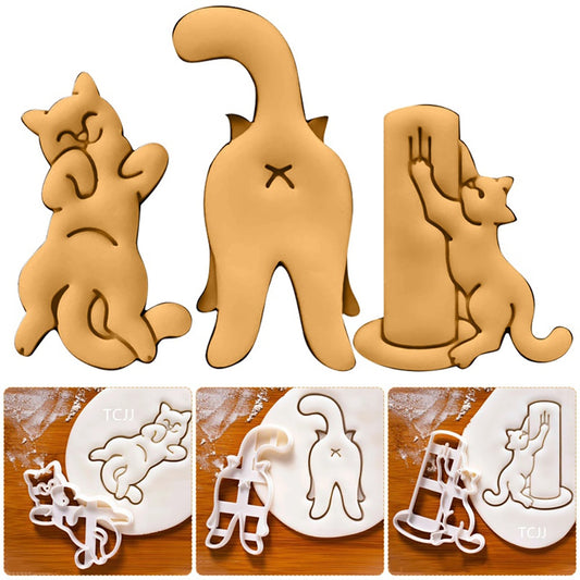 Pawfectly Cute Cat Cookie Cutter Set | Simply Modern