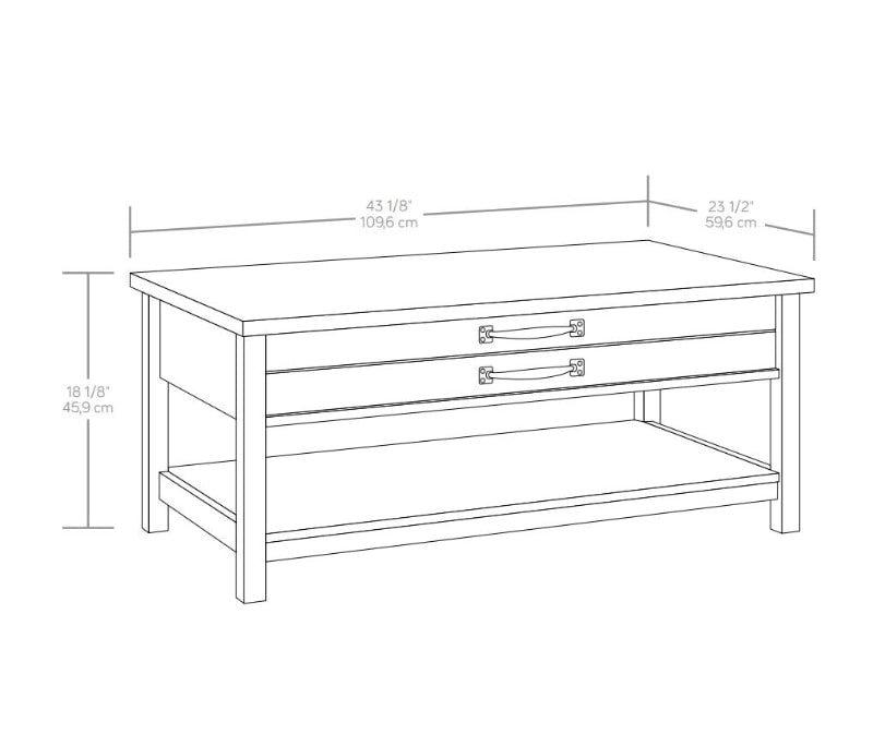 Lift-Top Farmhouse Coffee Table | Simply Modern