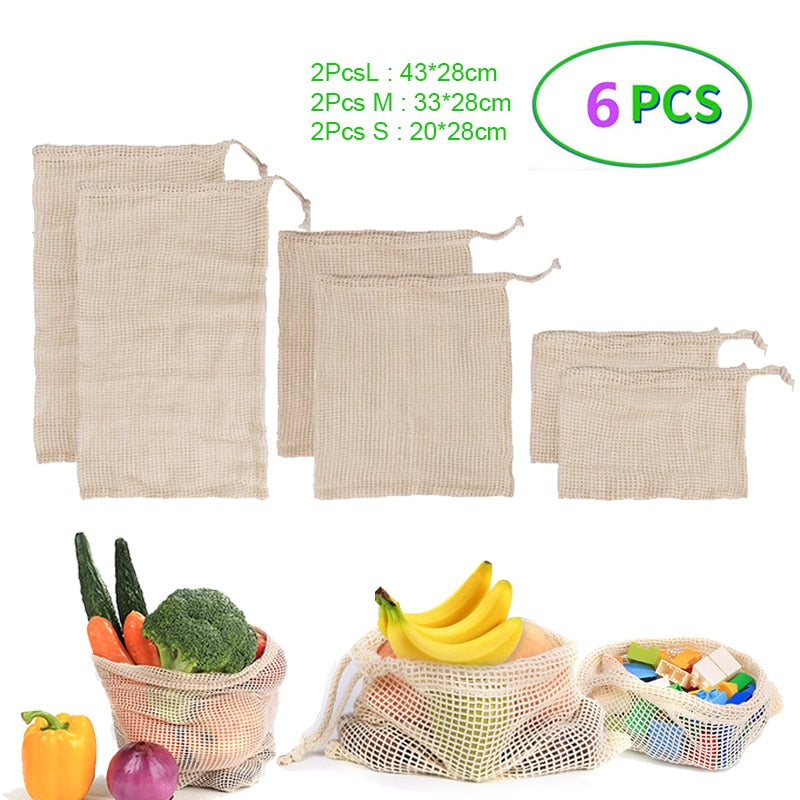 MeshMate 6pc Reusable Vegetable Bag | Simply Modern