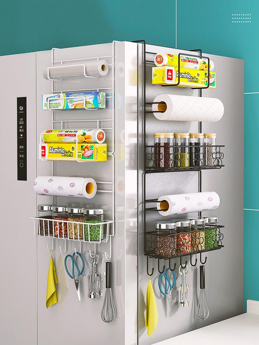 Multi-Layer Storage Rack & Organizer | Refrigerator Mounted | Simply Modern